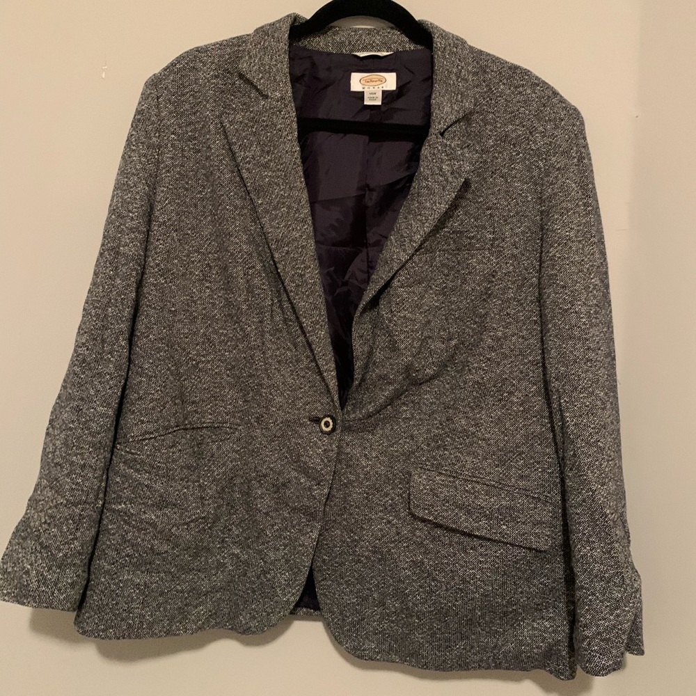 Talbots blazer with cute button